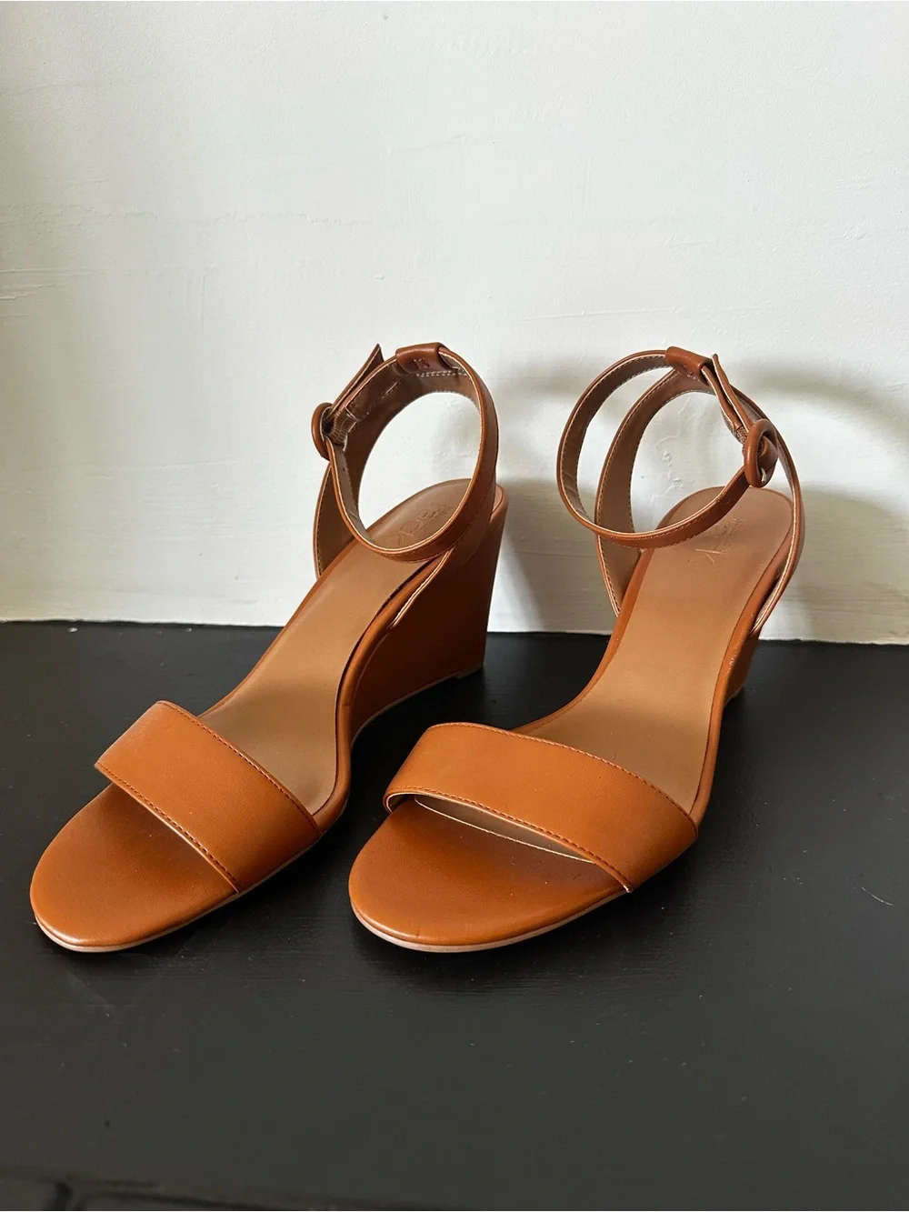 Women's Tan Ankle-Strap Open-Toe Sandals - Picture 2 of 4